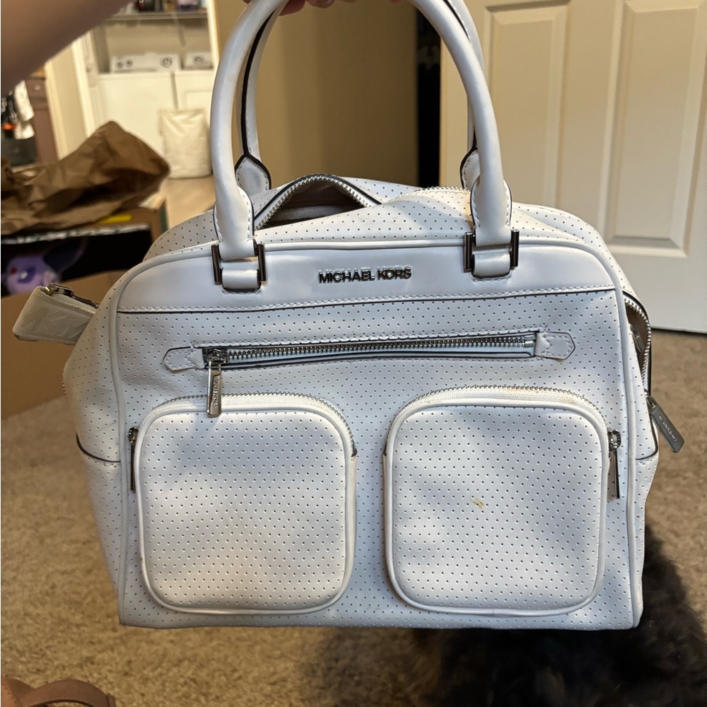 Michael Kors White Handbag